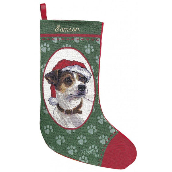 Jack Russell Terrier Personalized Christmas Stocking | Free Shipping