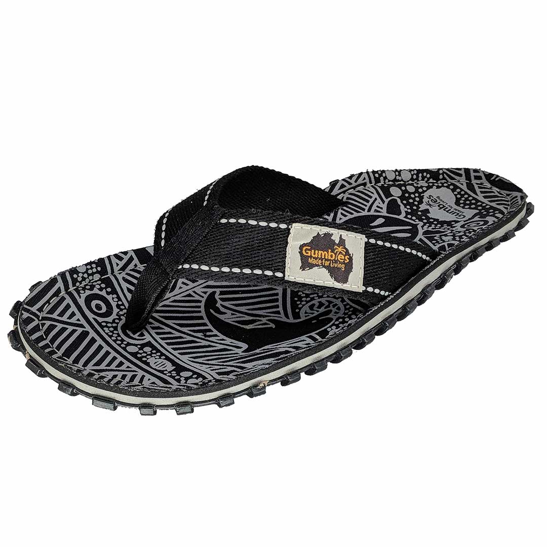 Islander Flip-Flops - Men's - Black Signature – Gumbies