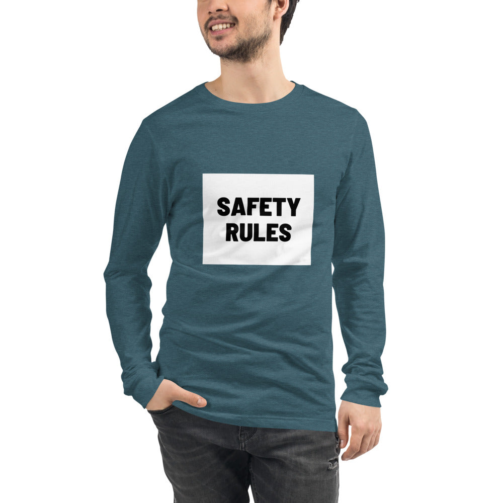 Safety Rules | Take it how you like it | Unisex Long Sleeve Tee - Sons of Sawdust product image