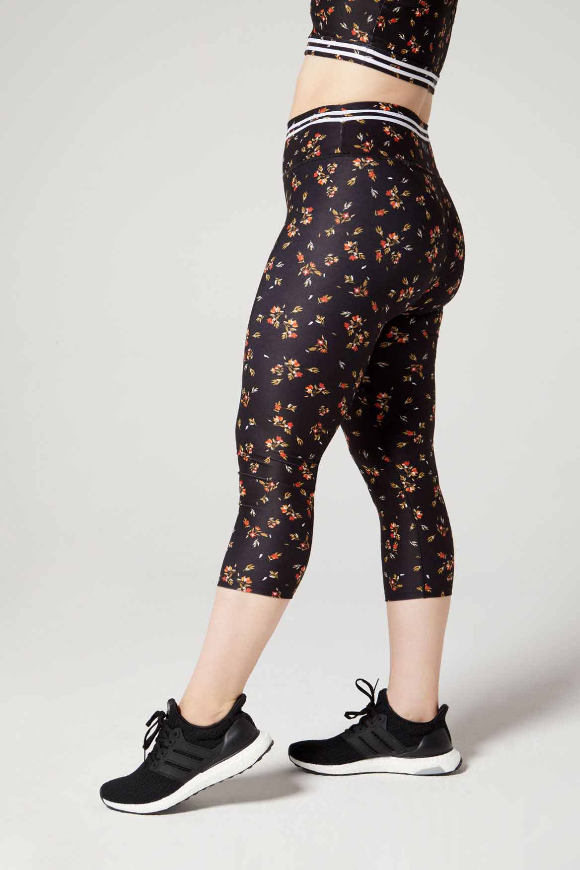 Camila Cropped Front Pocket Legging Foxy Floral