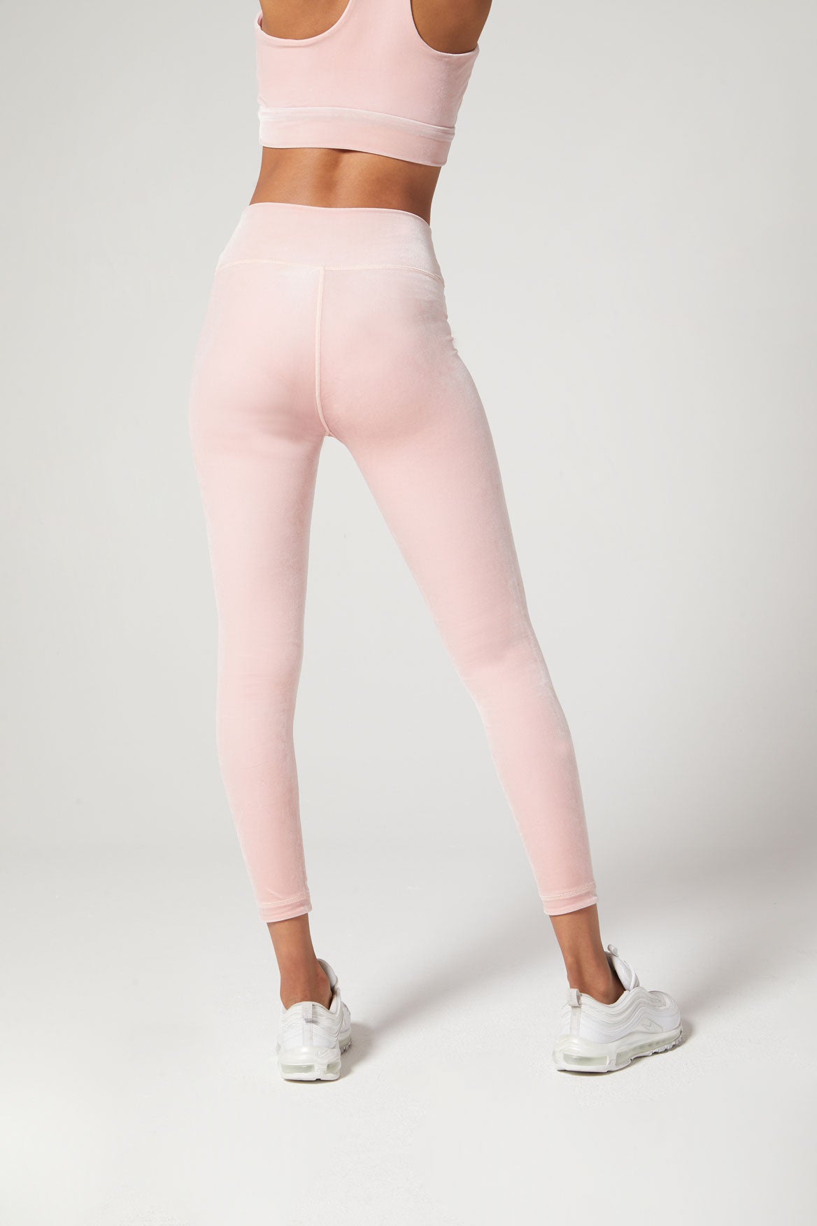 Bowie High Waist Legging Velvet Rose Blush