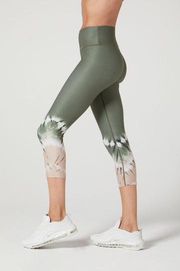 Camila Cropped Front Pocket Legging Deep Lake