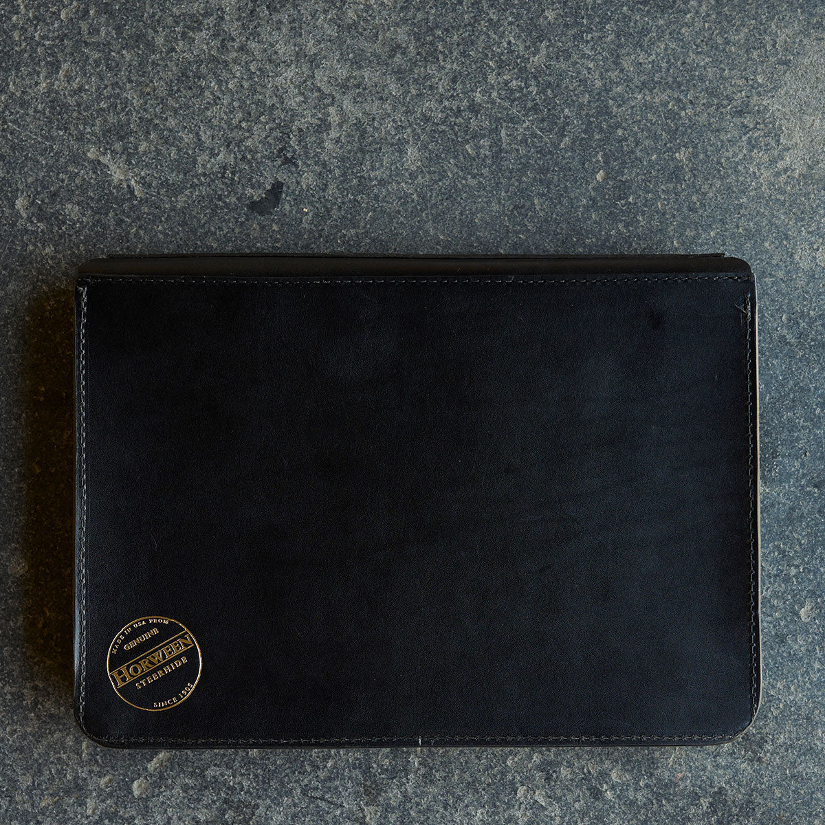 Horween® Black Football/Latigo Folio Cases