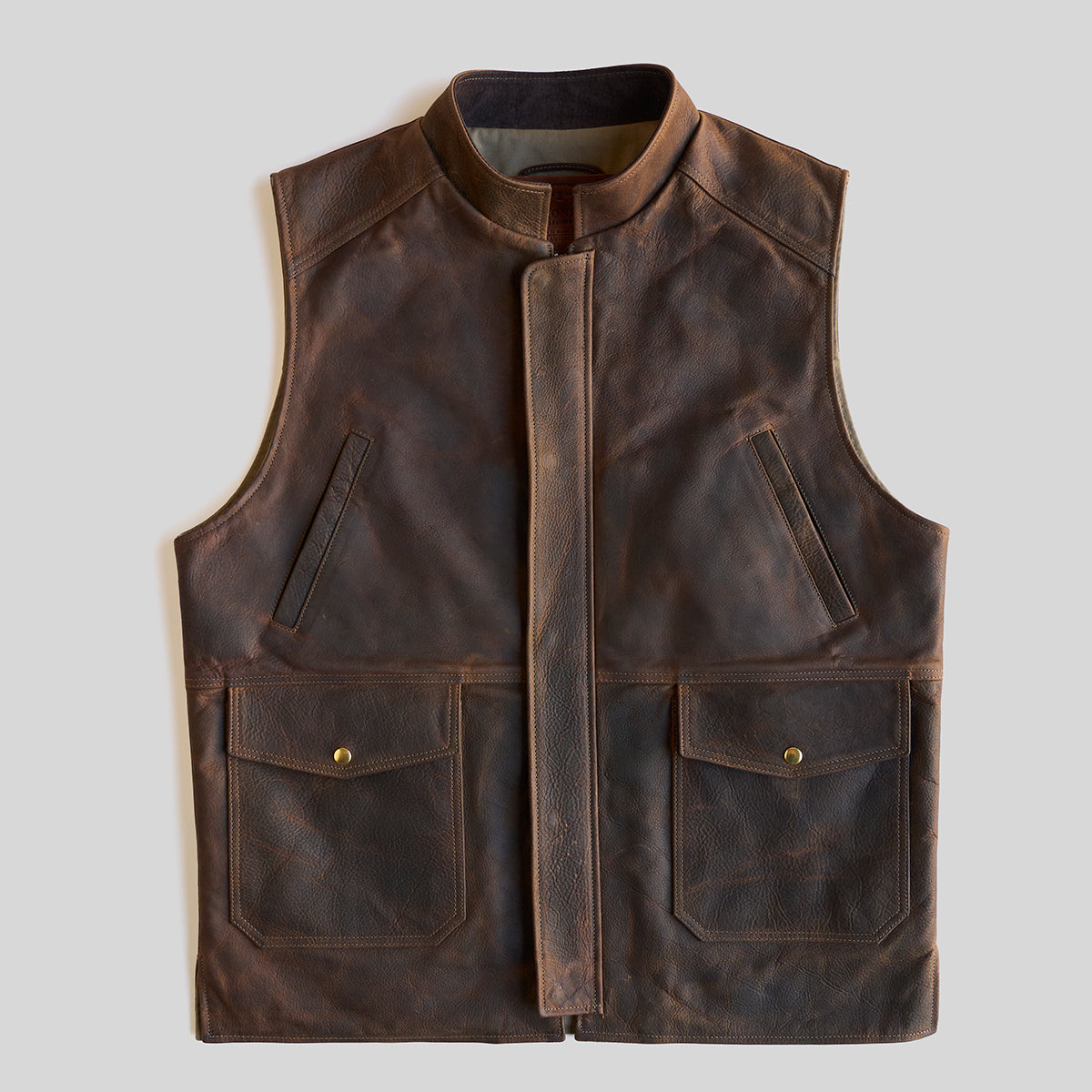 Shelby Bison Vest No. 329 — Coronado Leather