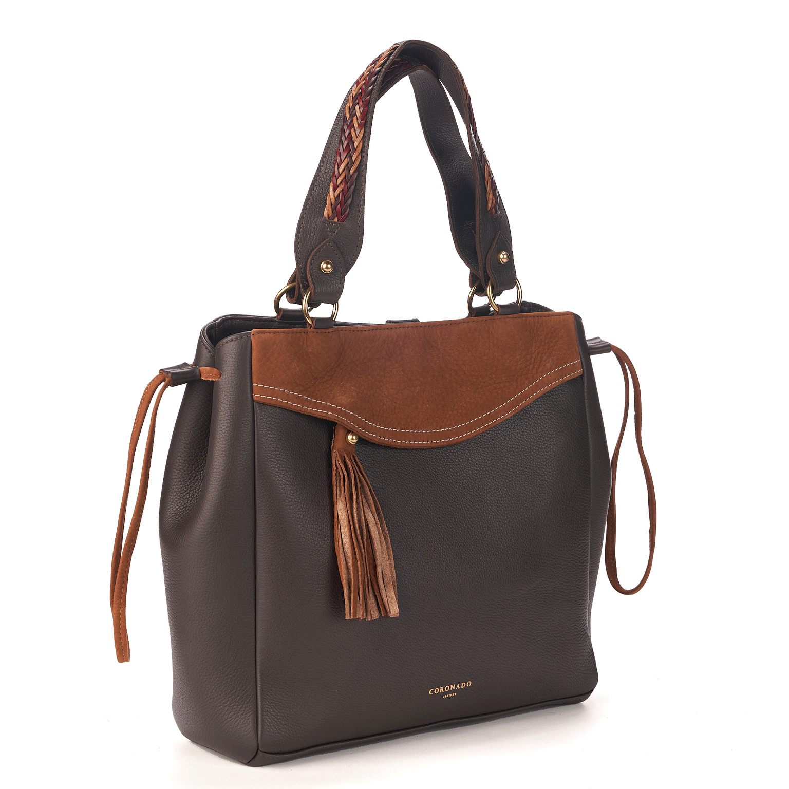 coronado leather purse