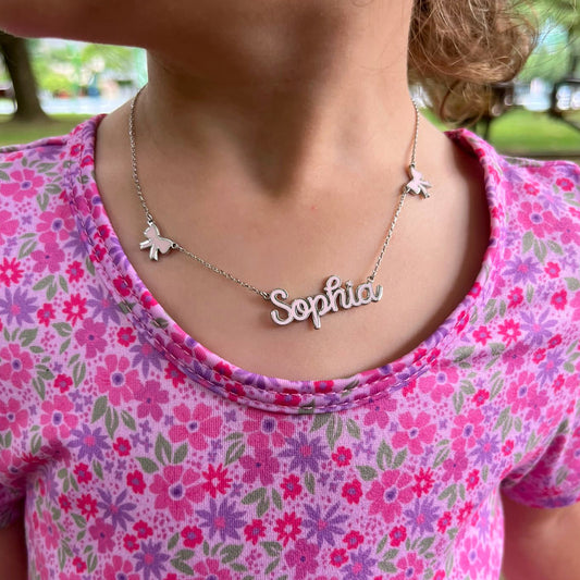 Hebrew Nameplate Necklace – Retail Therapy Jewelry