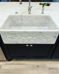 Carrara White Sink