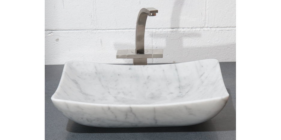 V2200 White Porcelain Vessel Sink