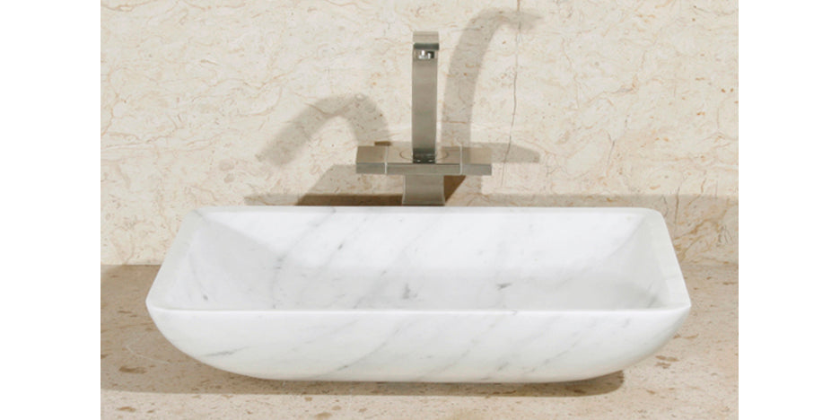 Shop For White Carrara Marble Sinks Rustic Sinks