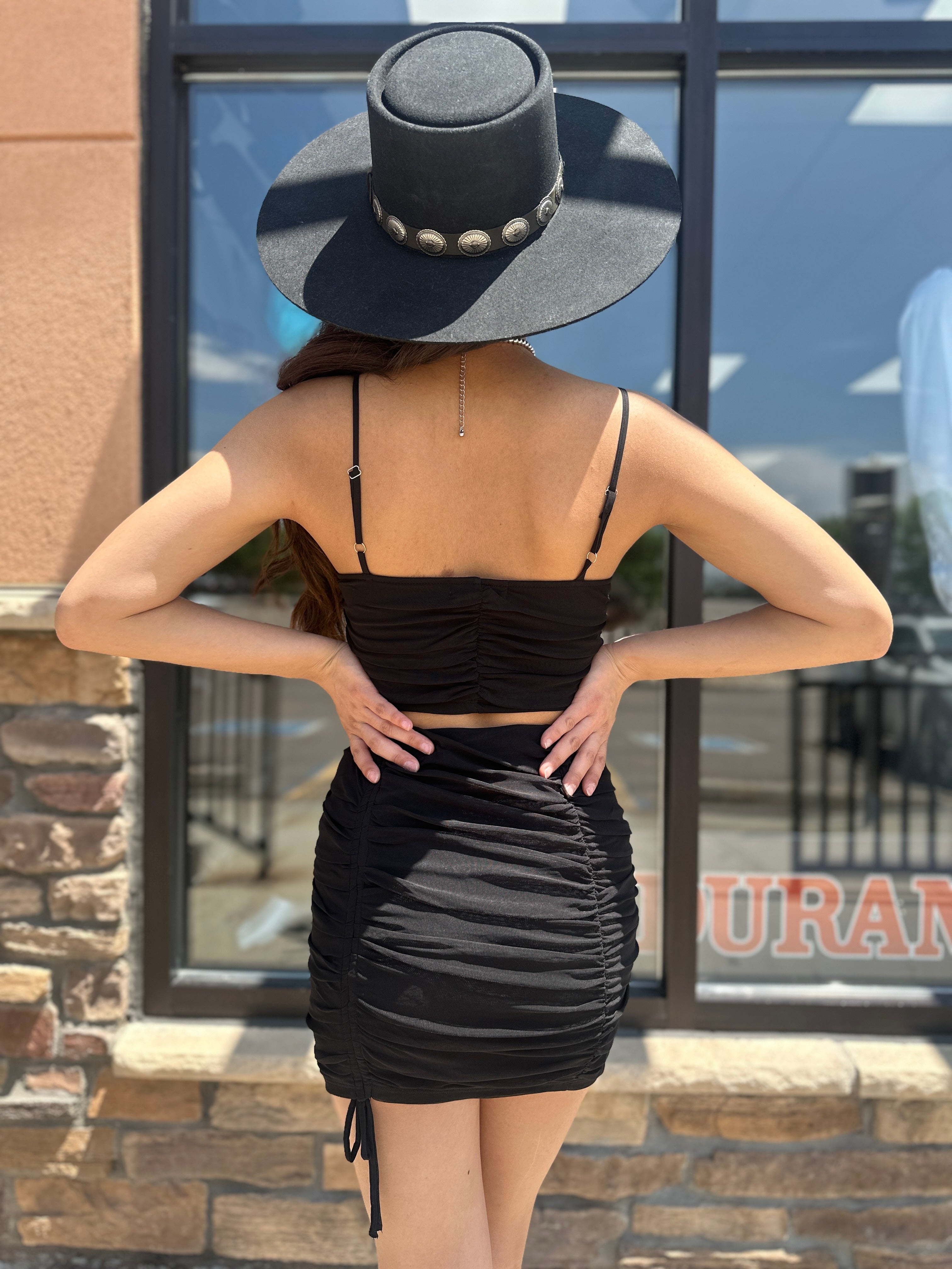 Sarahi Black Fringe Skirt – Moreno's Wear