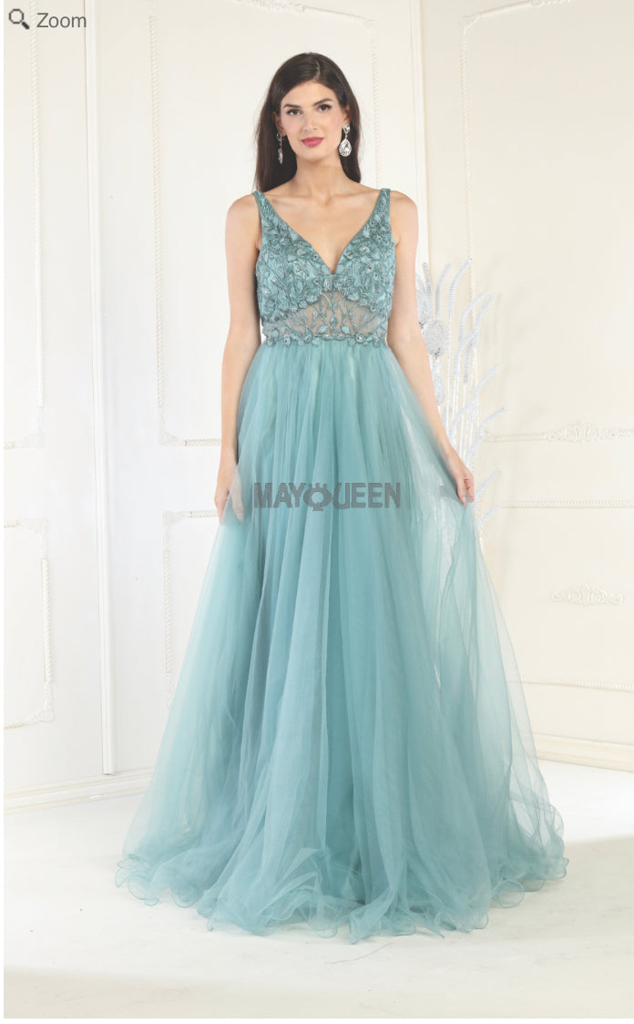 MayQueen Evening Gown MQ1971 – Moreno's Wear