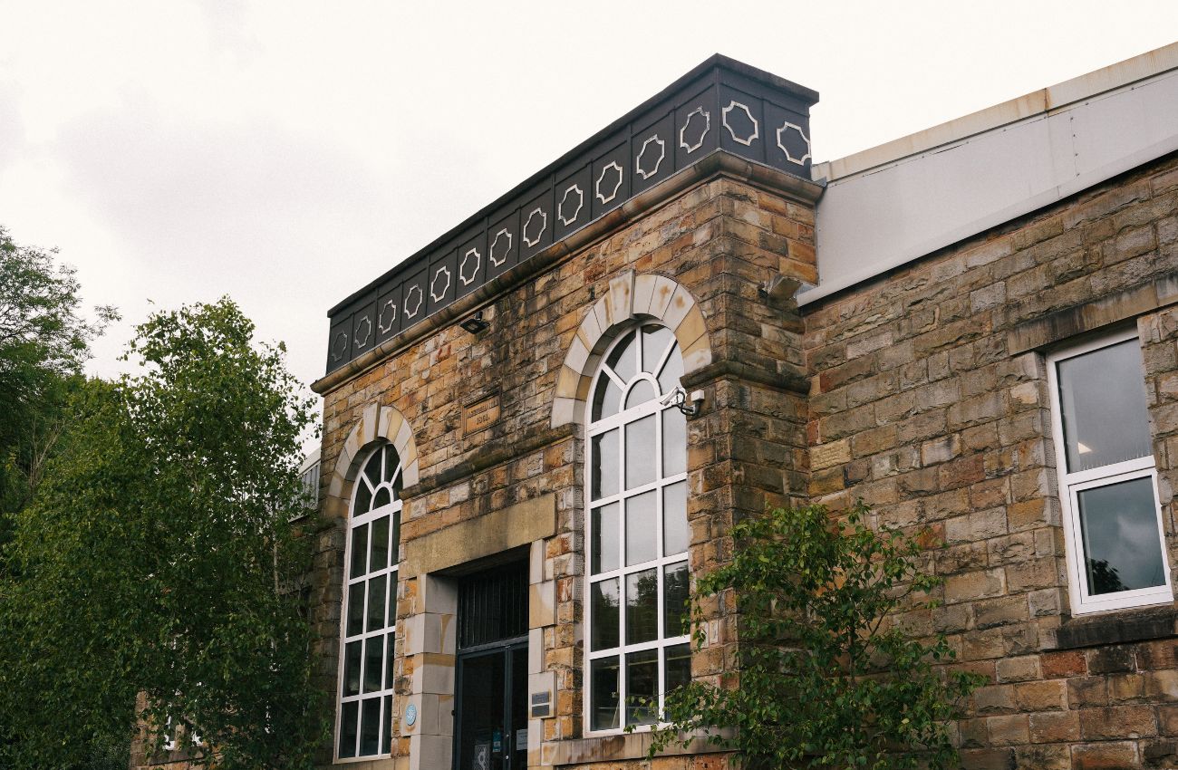 External facade of the Lancashire mill