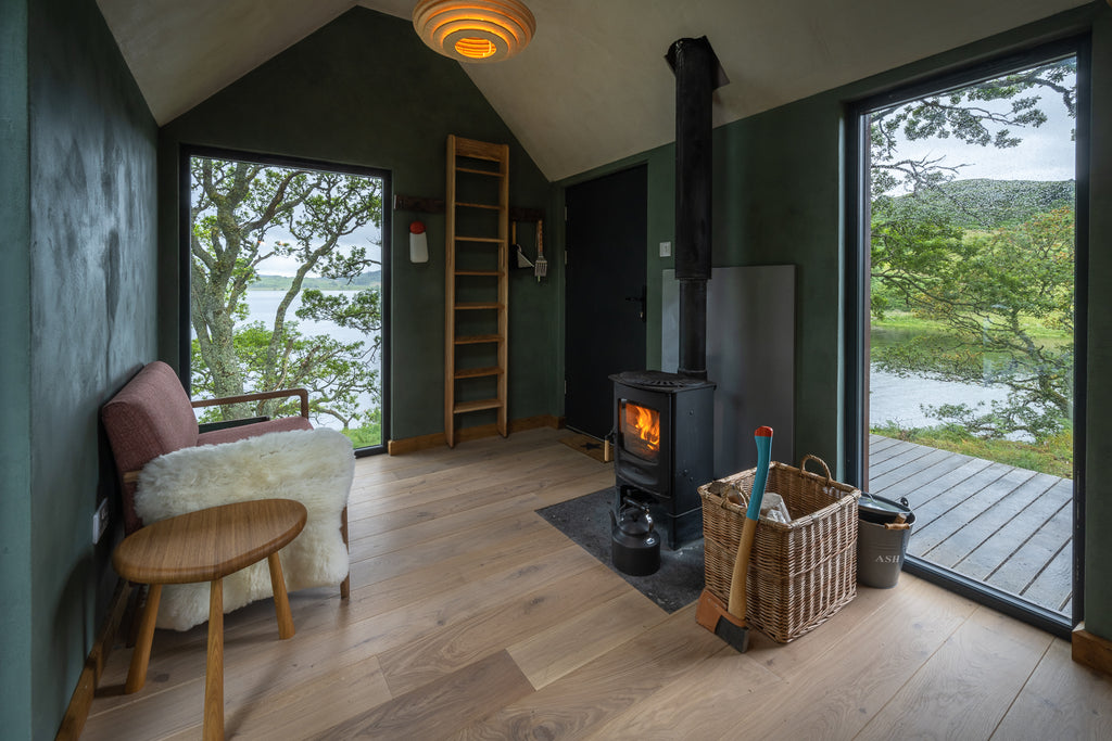 Interior Inverlonan bothy Loch Nell Scotland Scottish Highlands