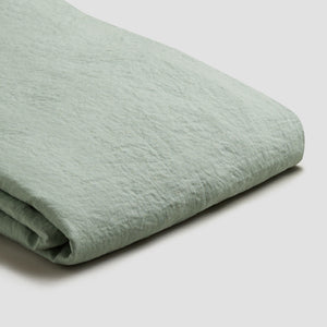 Sage Green Linen Duvet Cover Piglet