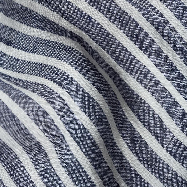 Midnight Stripe Linen Pillowcases (Pair) – PIGLET