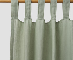 White Linen Curtains (Pair)
