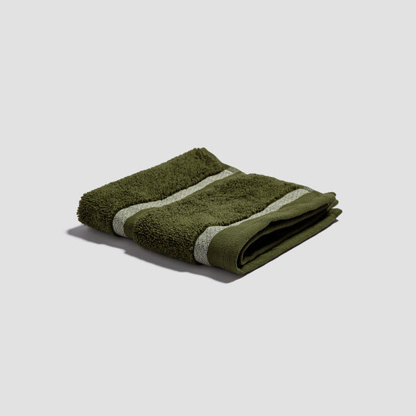 Botanical Green Face Towels