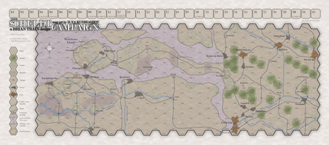 The Scheldt Campaign map