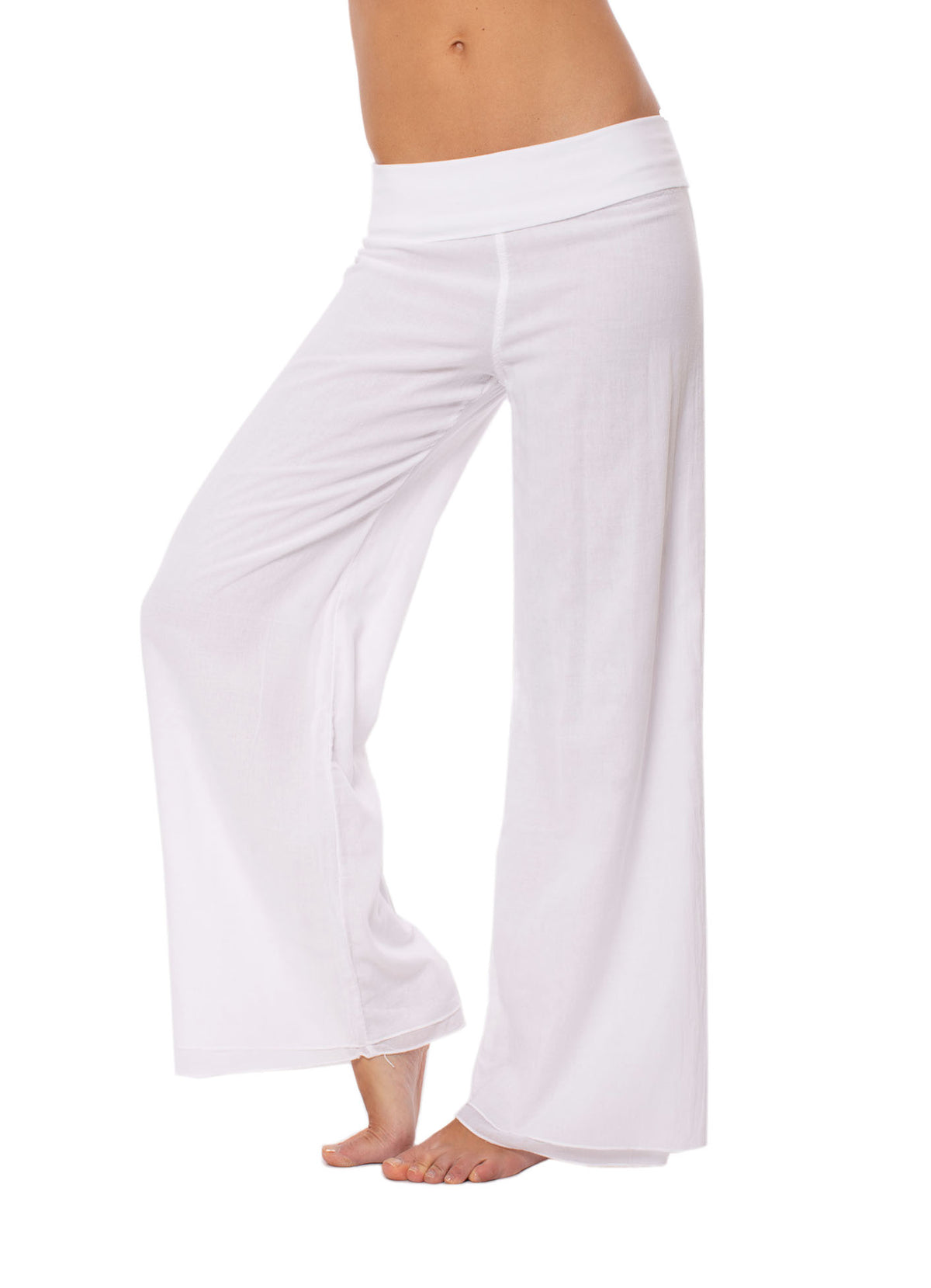 Double Layered Voile Pant (Style VL-29, White) by Hard Tail Forever ...