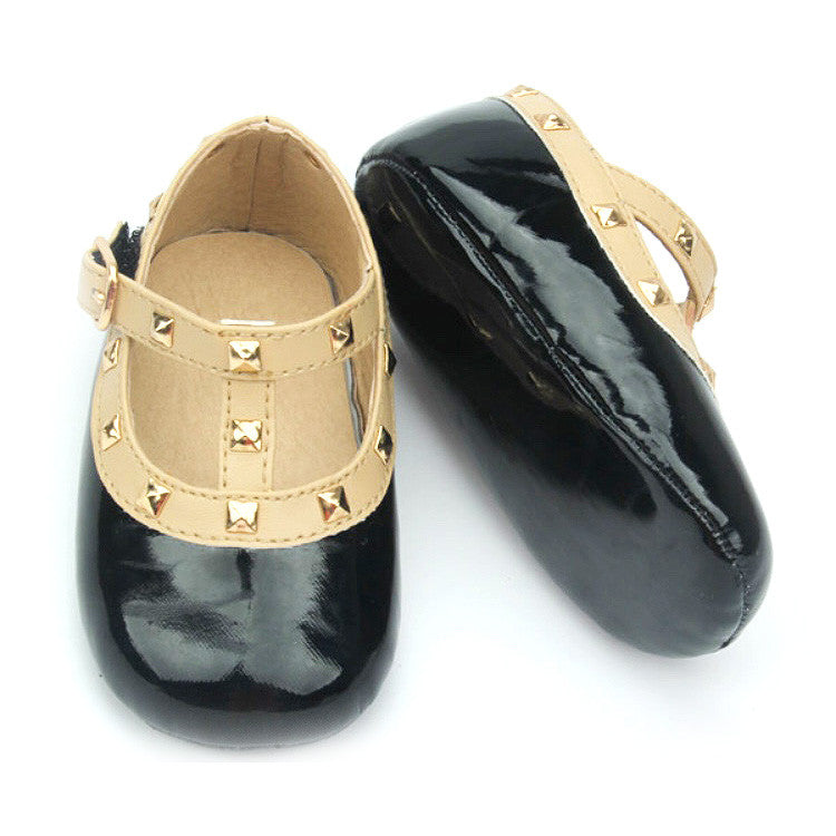 infant black shoes
