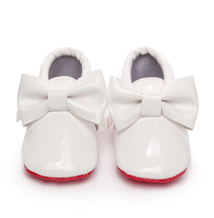 Red Bottom Patent Leather Bow Baby 