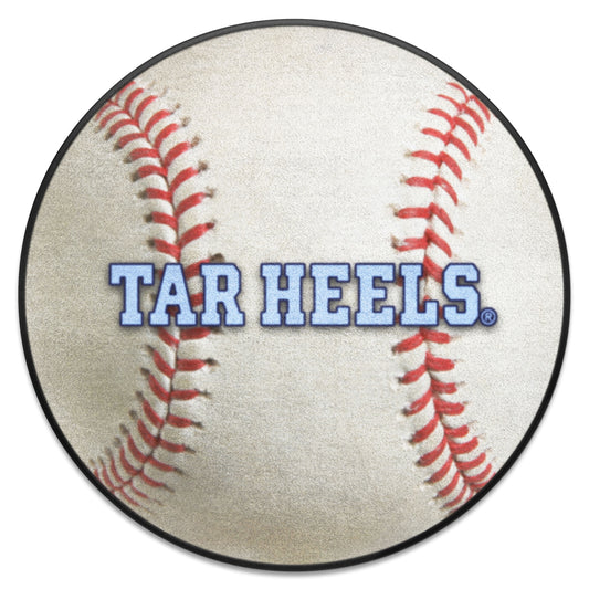  Fanmats Kansas Jayhawks Baseball-Shaped Mat : Sports