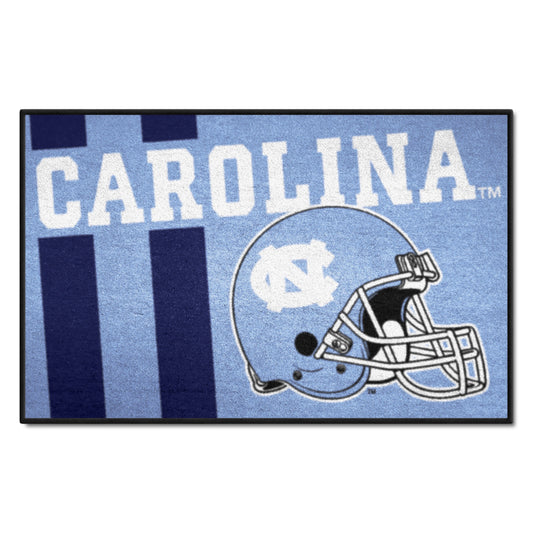 Officially Licensed NCAA North Carolina Tar Heels NC Logo Football Rug