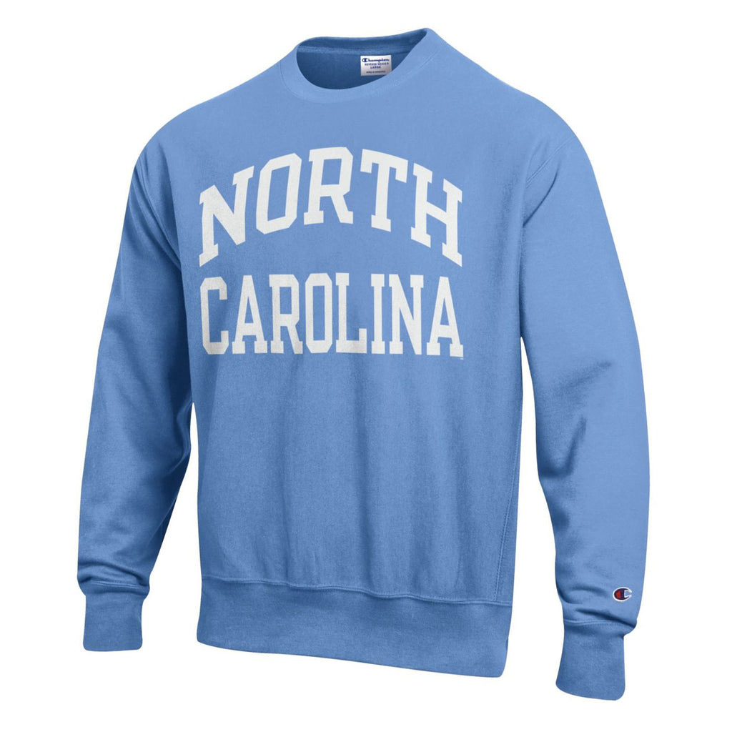 North Carolina Sweatshirt - Carolina Blue Champion Reverse Weave ...