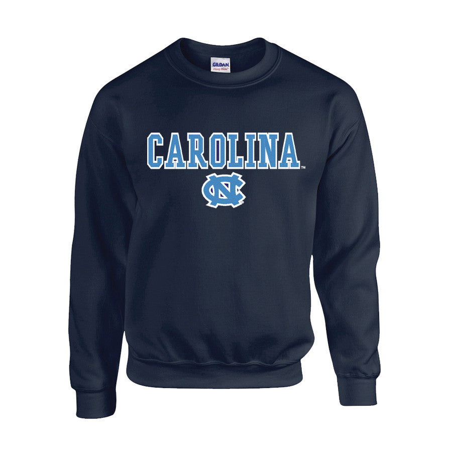 North Carolina Tar Heels Vantage UNC Classic Laser Crewneck Sweatshirt ...