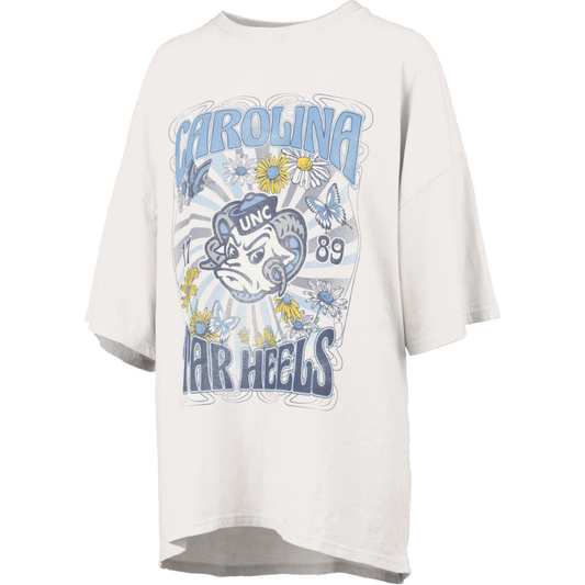 Carolina Tar Heels Vintage Oversize T-Shirt Split UNC Logo Design –  Shrunken Head