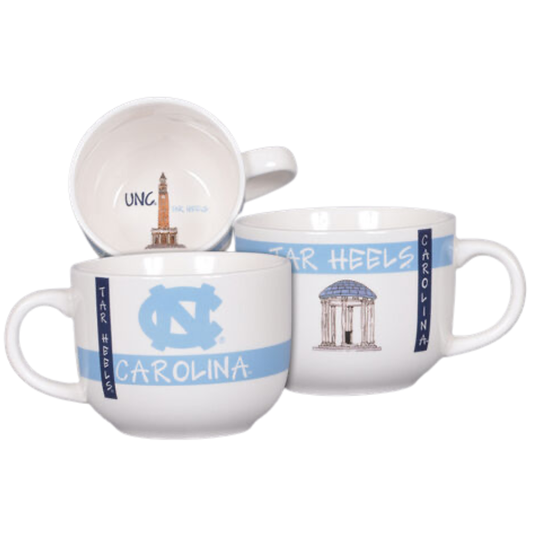 North Carolina Tar Heels Landmark Soup Mug Set of 4 - Value Pack – Shrunken  Head