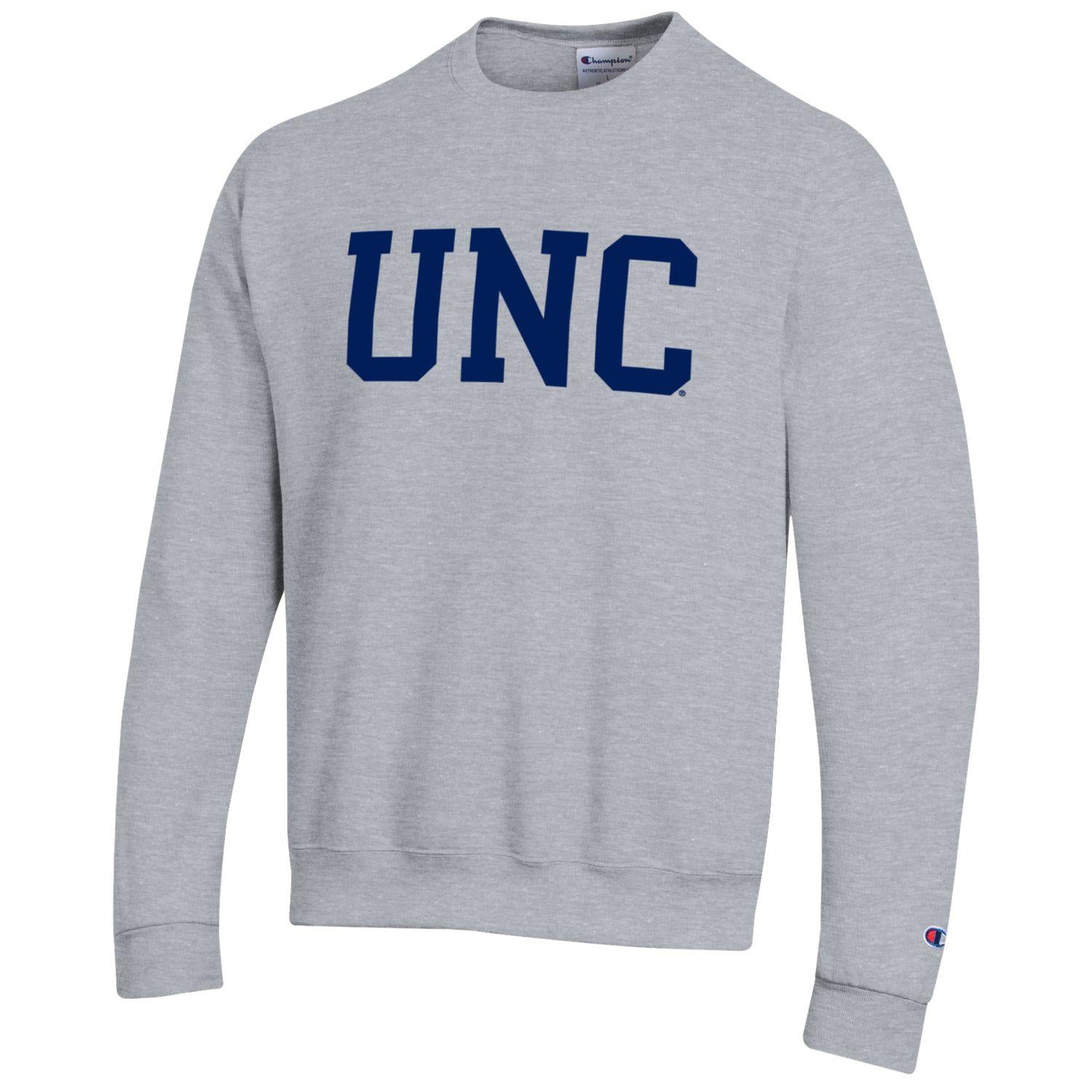 Carolina Tar Heels Interlock Embroidered Crewneck by Champion