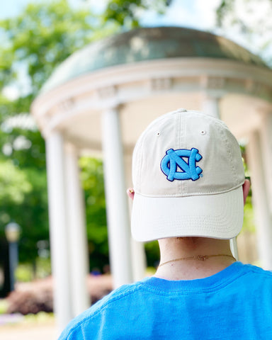 UNC Tar Heels Champ Hat - Adjustable Khaki Carolina Hat – Shrunken Head