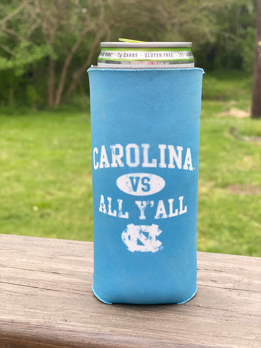 UNC Tall Can Coozie 2 Pack