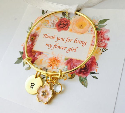 flower girl bracelet gift