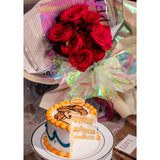 Princess Theme Meme | Cake & Flower Bundle (Klang Valley Delivery)