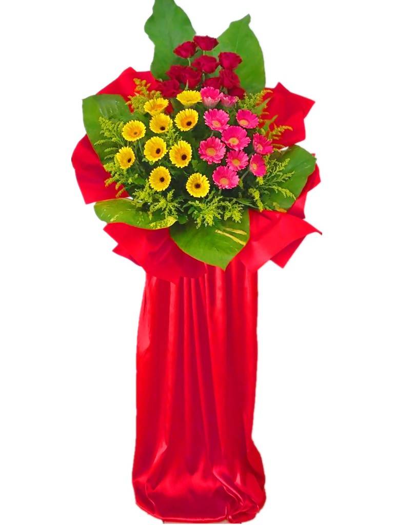 Fresh Roses & Gerbera Grand Opening Flower Stand | Giftr - Malaysia's  Leading Online Gift Shop