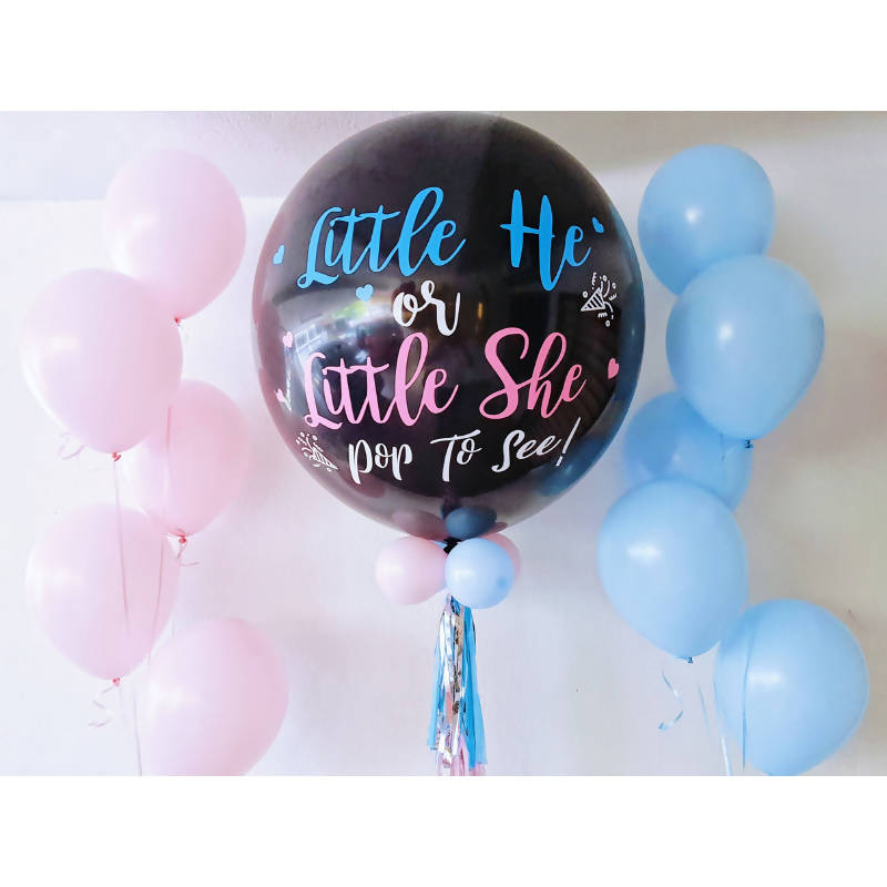 36inch Jumbo Gender Reveal Balloon Package Tr Malaysias Leading