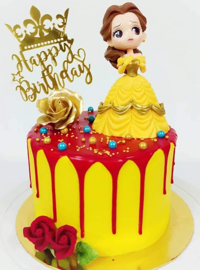 Beauty And The Beast Belle Design Cake Giftr Malaysia S Leading Online Gift Shop