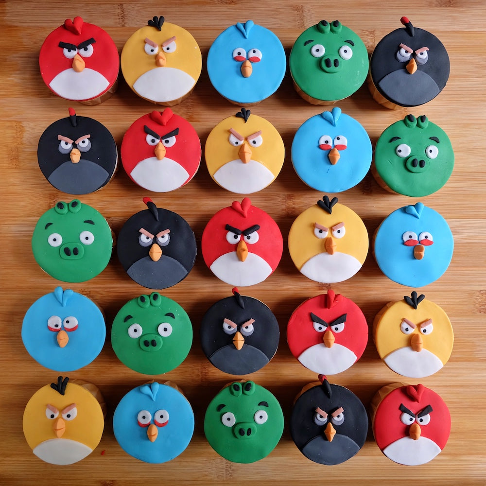 Angry Bird Theme Cupcake Giftr Malaysia S Leading Online Gift Shop