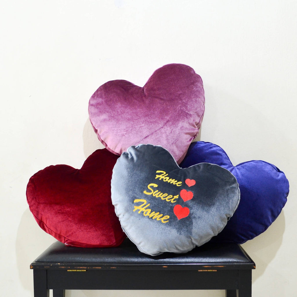 heart shaped cushion with photo
