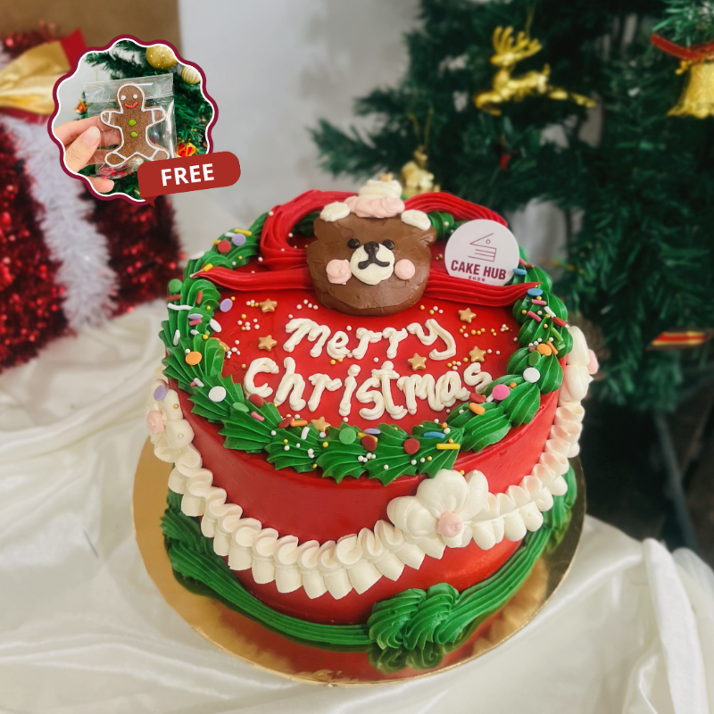 Thiết kế bánh Giáng sinh vintage christmas cake decorations độc ...