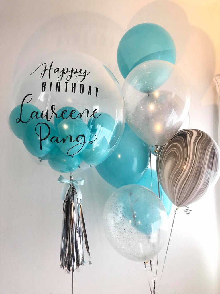 24'' Customized Tiffany Blue Balloon 