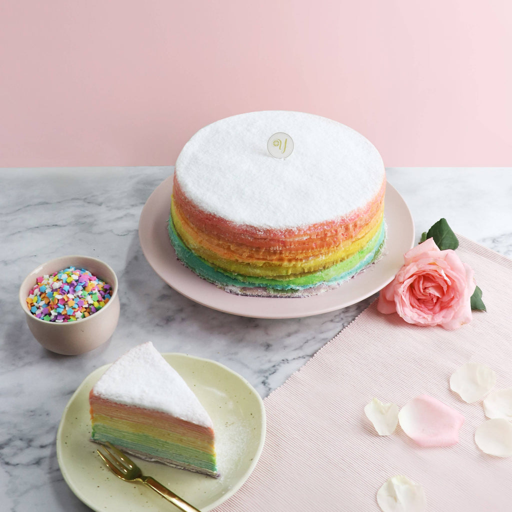 rainbow crepe cake order online