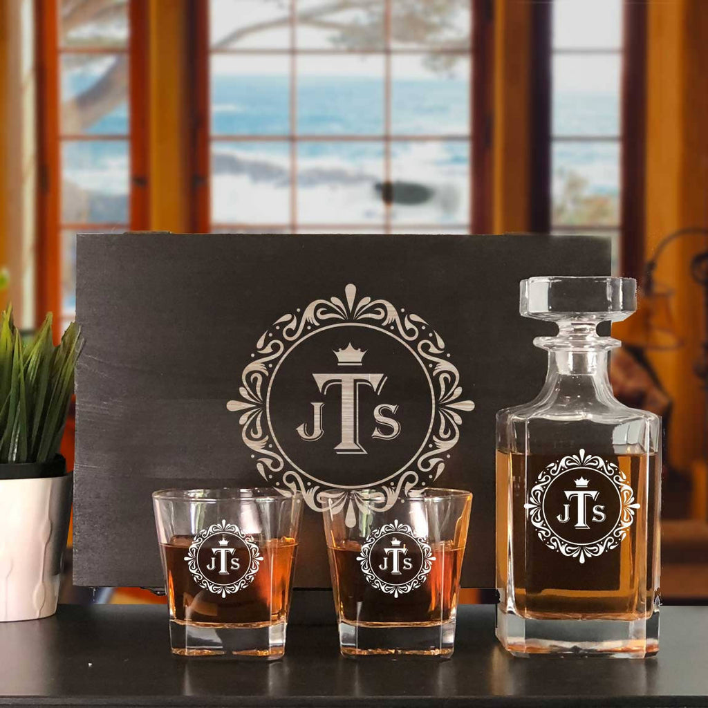 personalized whiskey decanter