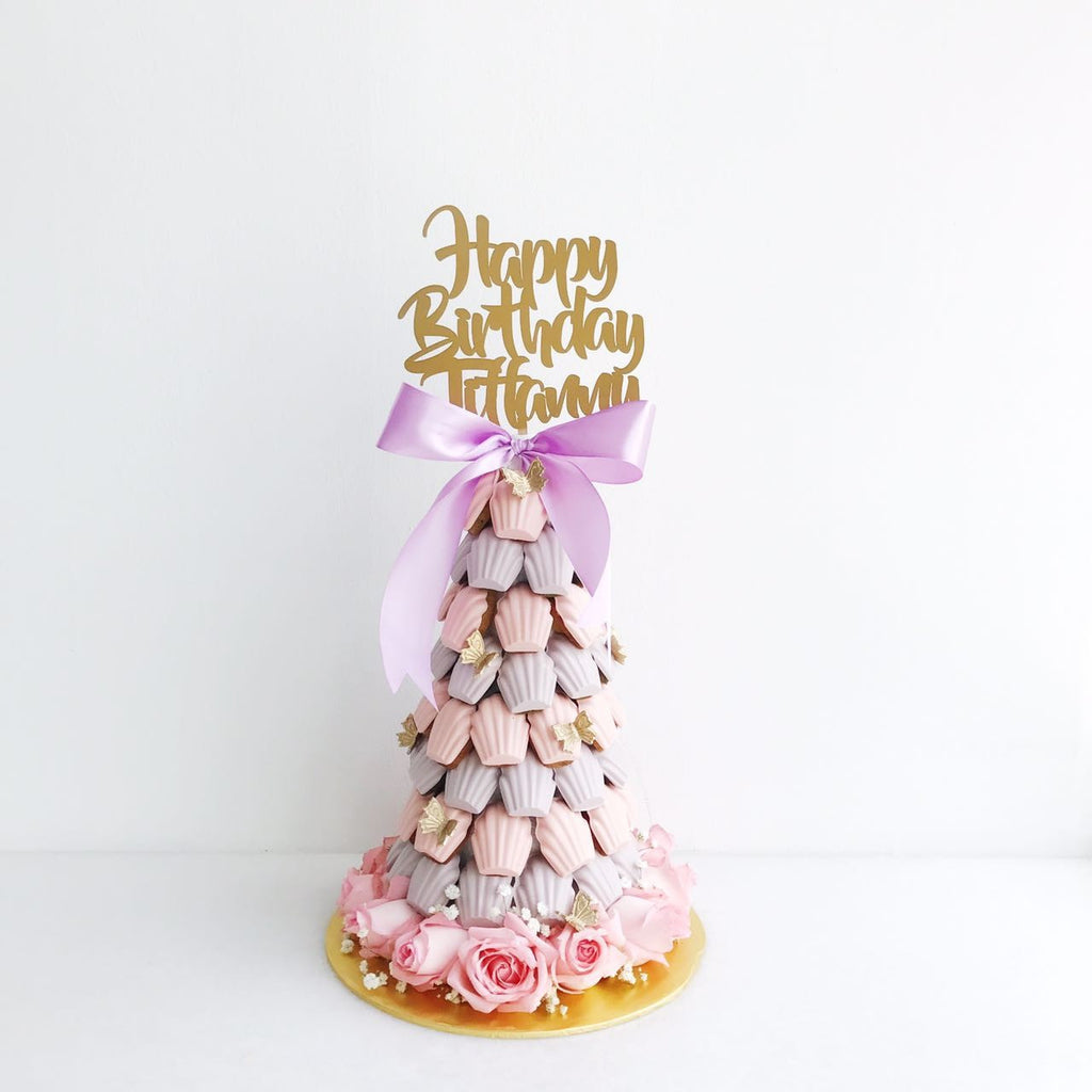 Pastel Purple & Pastel Pink Madeleine Tower  Giftr 