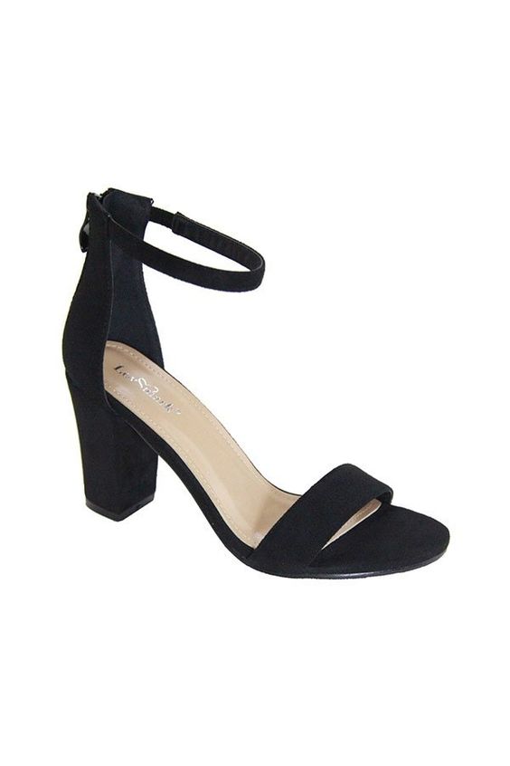 three inch block heels