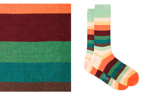 Solespun PAUL SMITH  'Artist Stripe' Socks
