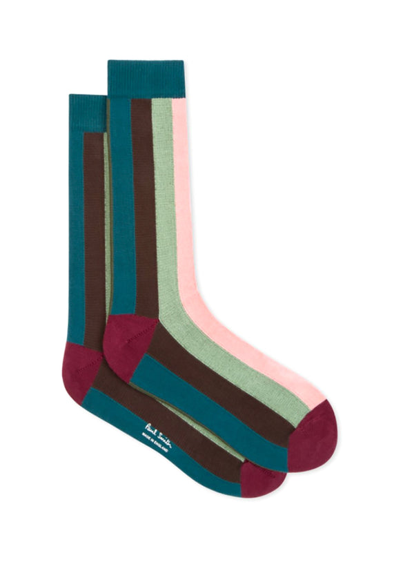 PAUL SMITH Vertical 'Artist Stripe' Socks - Solespun
