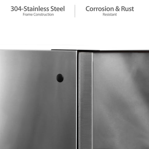 Outdoor Kitchen Stainless Steel Wall Cabinet - NewAge Products